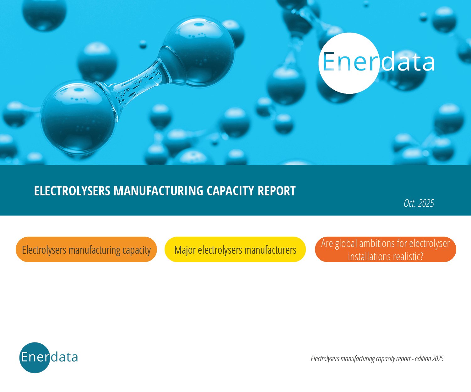 Water electrolyser manufacturing capacity report