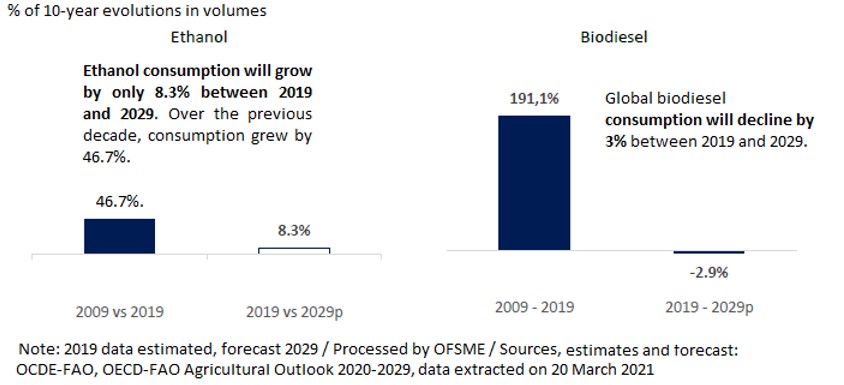 Trends in global biofuel consumption by 2029