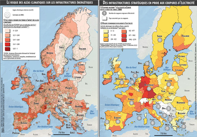Vulnerabilities of the European electricity grid